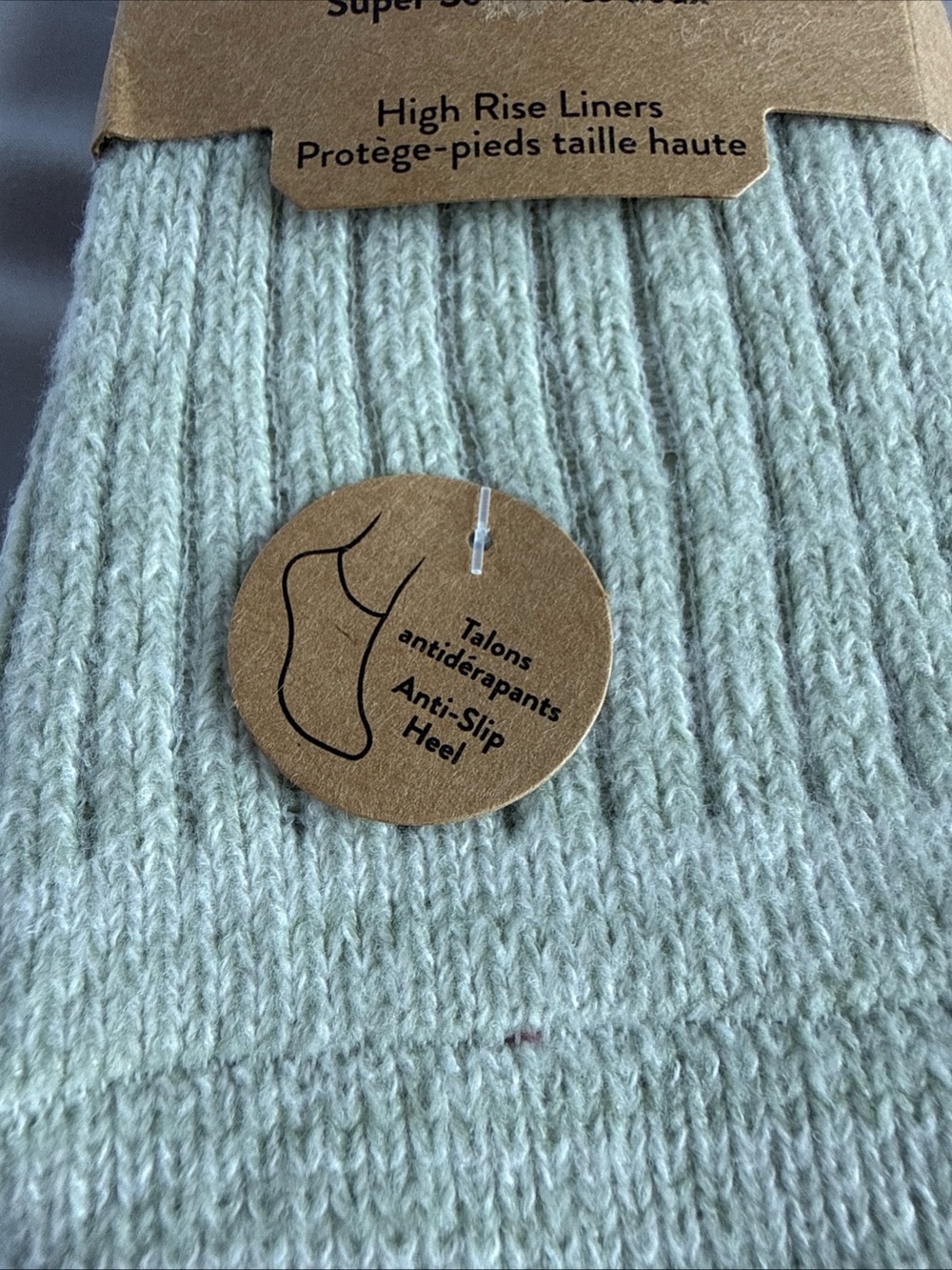 Born Women’s High-Rise Liner Socks — Light Sage, cream , rose  NWT - Picture 4 of 6